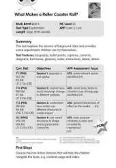 BC NF Red (KS2) A/5C What Makes a Rollercoaster Roll? Guided Reading Card