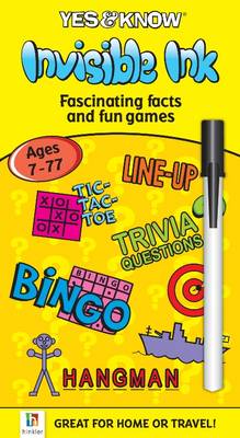 Yes and Know Invisible Ink  Ages 7-77