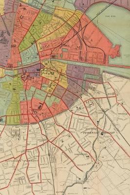 Dublin, Ireland Vintage Map Field Journal Notebook, 50 pages/25 sheets, 4x6