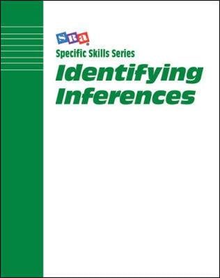 Specific Skills Series, Identifying Inferences, Book G