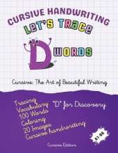 Cursive Handwriting: Let's Trace D Words