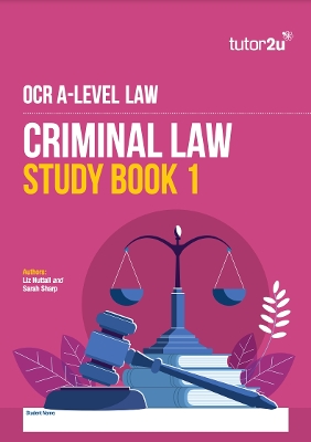 OCR A Level Law Criminal Law Study Books