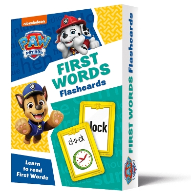 PAW Patrol First Words Flashcards: Have Fun Learning to Read with the Paw Patrol Pups