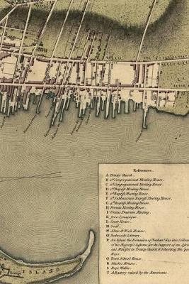 Newport Vintage Map Field Journal Notebook, 50 pages/25 sheets, 4x6