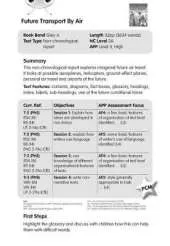 BC NF Grey A/3A Future Transport By Air Guided Reading Cards