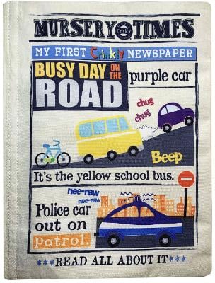 Busy Day on the Road: My First Crinkly Newspaper
