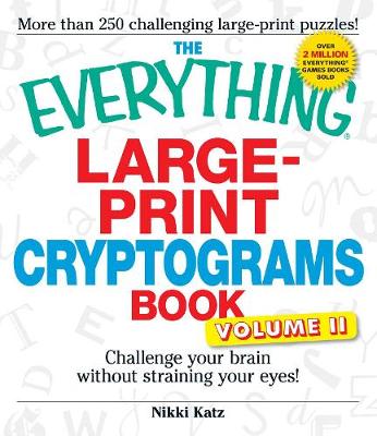 EVERYTHING LARGE-PRINT CRYPTOGRAMS BOOK