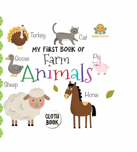 Booktopus - My First Farm Animals - Cloth Book