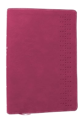 Student Study Bible: A Guide to Knowing and Living God’s Word (NKJV, Pink Leathersoft, Red Letter, Comfort Print)