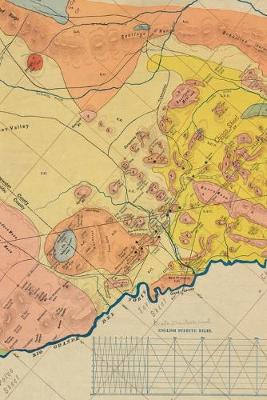 1904 Geological Map of a Portion of West Texas - A Poetose Notebook / Journal / Diary (50 pages/25 sheets)