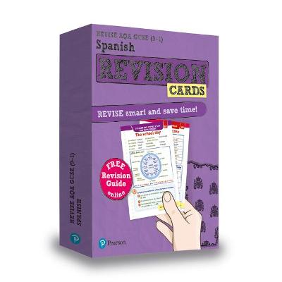 Pearson REVISE AQA GCSE Spanish Revision Cards (with free online Revision Guide) - 2023 and 2024 exams