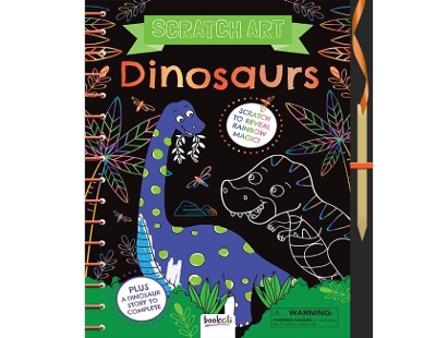 Dinosaurs: Scratch Art