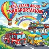 Let's Learn About Transportation!: An Interactive Book for Toddlers and Preschoolers About Cars, Trains, Planes, and Things That Go