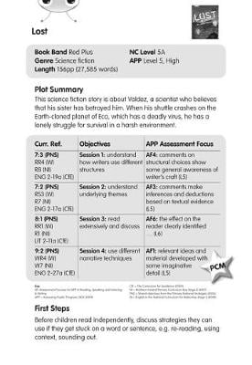 BC Red (KS2) +/5A Lost Guided Reading Card