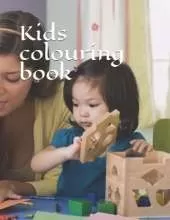 Kids Colouring Book: black and white, 25 pages of animals for colouring. For kids of all ages.