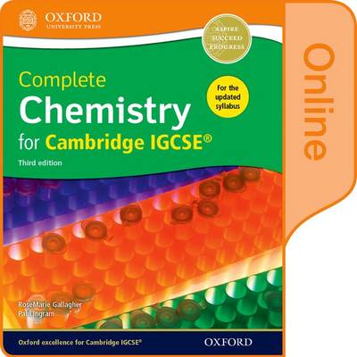 Complete Chemistry for Cambridge IGCSE (R) Online Student Book: Third Edition
