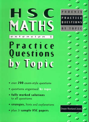 Practical Questions by Topic Hsc Maths Extension 1