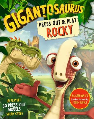 Gigantosaurus - Press Out and Play ROCKY: A 3D playset with press-out models and story cards!