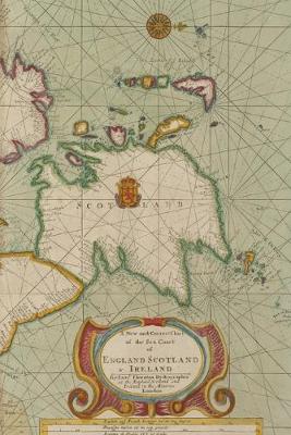 England, Scotland, and Ireland (18th Century Map) 4x6" Field Journal / Field Notebook / Field Book / Memo Book / Pocket Notebook (50 pages/25 sheets)