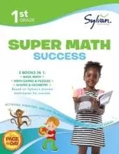 1st Grade Jumbo Math Success Workbook: 3 Books In 1--Basic Math, Math Games and Puzzles, Shapes and Geometry; Activities, Exercises, and Tips to Help Catch Up, Keep Up, and Get Ahead