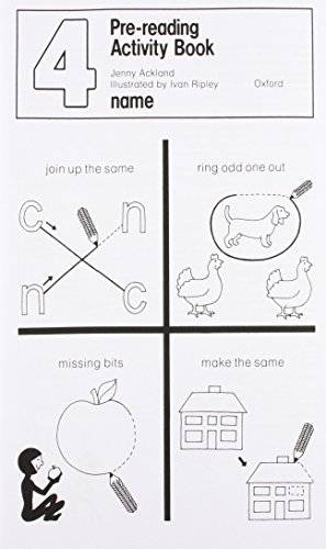 Pre-Reading Activity Books: Book 4