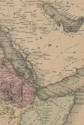 North Eastern Africa Vintage Map Field Journal Notebook, 50 pages/25 sheets, 4x6