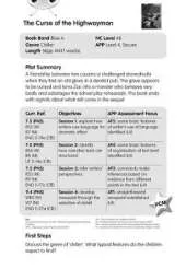 BC Blue (KS2) A/4B The Curse of the Highwayman Guided Reading Card