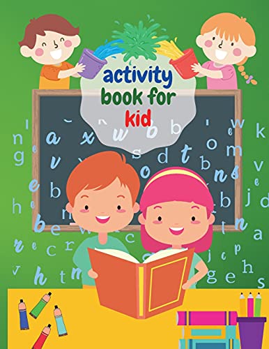Activity Book For Kids: Word Search, Sudoku, Mazes and Coloring Book for Kids Ages 7+