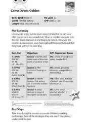 BC Brown A/3C Come Down, Golden Guided Reading Card
