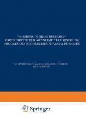Progress in Drug Research / Fortschritte der Arzneimittelforschung / Progres des recherches pharmaceutiques
