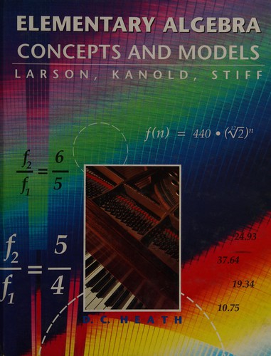 Elementary Algebra: Concepts and Models