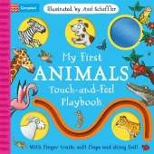 My First Animals Touch-and-Feel Playbook: With finger trails, soft flaps and shiny foil!