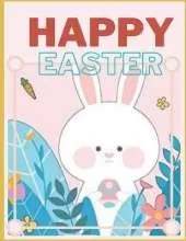 Happy Easter: coloring book for kids