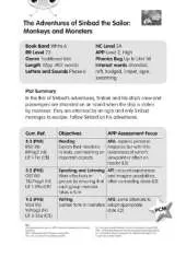 BC White A/2A Monkeys and Monsters Guided Reading Card