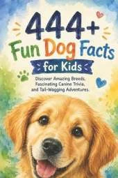 444+ Fun Dog Facts for Kids: Discover Amazing Breeds, Fascinating Canine Trivia, and Tail-Wagging Adventures: A Family-Friendly Trivia Book Packed With Pictures & Quizzes