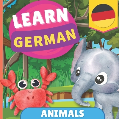 Learn german - Animals: Picture book for bilingual kids - English / German - with pronunciations