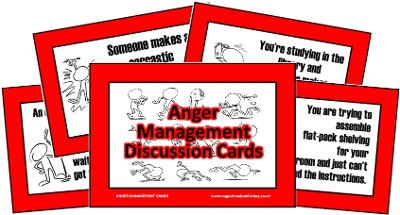 Anger Management Discussion Cards Secondary: Help young people talk about anger-inducing situations and how they would cope