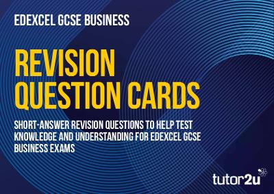 Revision Question Cards for Edexcel GCSE Business