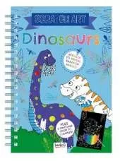 Dinosaurs: Scratch Art