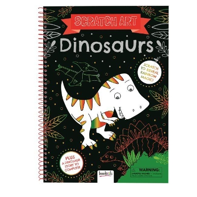 Dinosaurs: Scratch Art