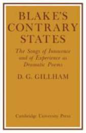 Blake's Contrary States: The 'Songs of Innocence and Experience' as Dramatic Poems