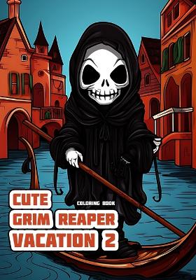 Cute Grim Reaper - Vacation 2: Coloring Book