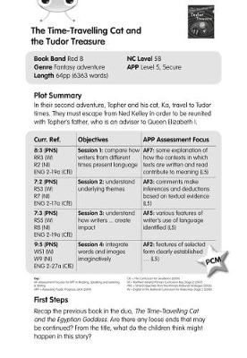 BC Red (KS2) B/5B The Time-Travelling Cat and the Tudor Treasure Guided Reading Card