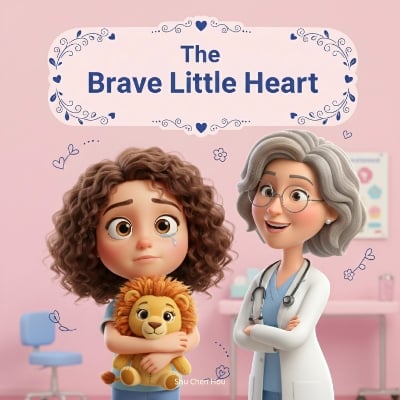 Lina and the Lion of Courage: A Children’s Story About Courage, Feelings, and Visiting the Doctor