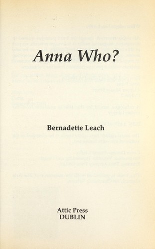 Anna Who?
