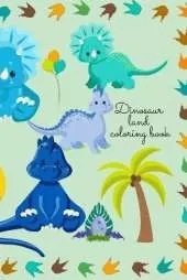 Dinosaur land coloring book
