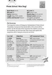 BC Lime B/3C Pirate School: Nice Dog! Guided Reading Card
