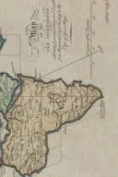 The Old Continent Vintage Map Field Journal Notebook, 50 pages/25 sheets, 4x6
