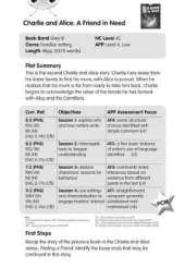 BC Grey B/4C Charlie and Alice A Friend In Need Guided Reading Cards