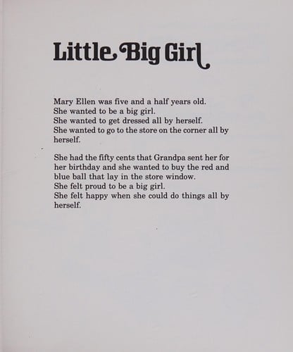 Little Big Girl: Problems of Growing Up